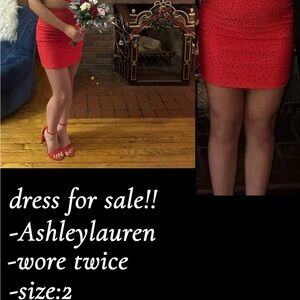 Red Bodycon Strapless Dress for Cocktail Night Out